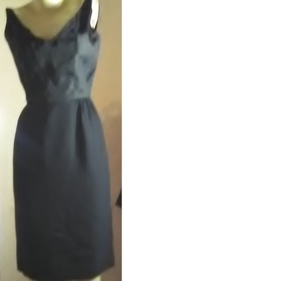 Gale Mitchell Vintage Black 2 Pc Dress Size 8 - Picture 7 of 8